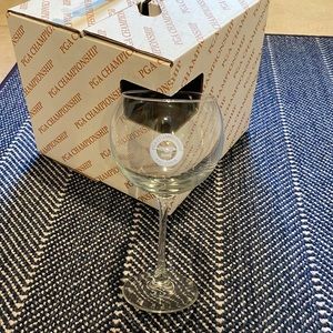 Baltusrol Golf Club 2005 PGA Championship Crystal Wine Glasses Set of 4